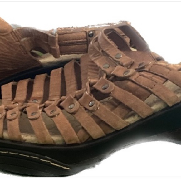 JAMBU BRN Leather Sandals, EU 41/ US 10 - Picture 2 of 6